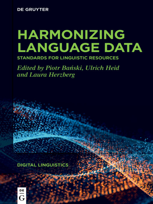 Cover image for Harmonizing language data